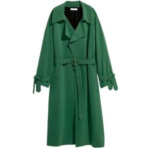 H&M Emerald Green Trench